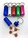 Okallo Products Small Aluminum Survival Pill and Medicine Capsules Containers (Waterproof) - 6 Pack