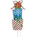 Metal Stack of Presents Lawn Stake by Fox River Creations, Christmas Holiday Lawn Décor, 33” High
