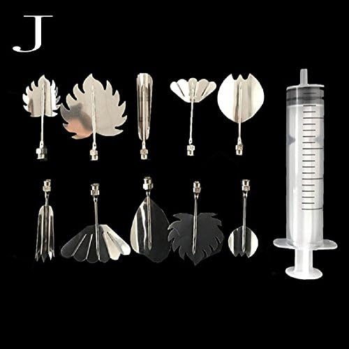 Oi Max 11pcs/set 3D Jelly Flower Art Tools Jelly Cake Gelatin Pudding Nozzle Cake Tools