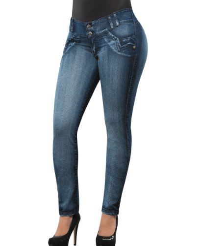 Colombian Push-up stretch skinny Jean - Jean colombiano levanta cola J8287