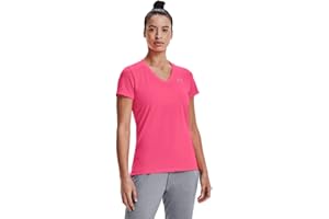 Under Armour Womens Tech V-Neck Twist Short-Sleeve T-Shirt
