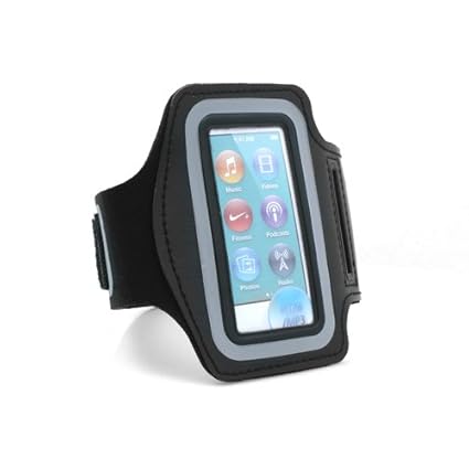 System-S Sportarmband Fitness Lauf Armband Neopren Tasche Hülle Cover Schutz Hülle Etui Case für iPod Nano 7