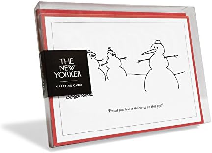 The New Yorker Cartoon "Carrot On That Guy" Holiday Cards (Box of 8)