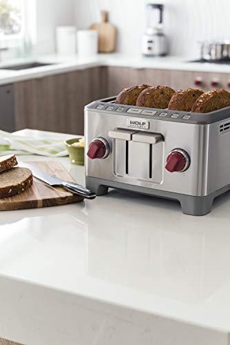 Wolf Gourmet 4 Slice Toaster (WGTR104S) (Red)
