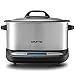 Gourmia GMC680 11 in 1 Multi Cooker + Sous Vide - LCD Pedestal Display - Multiple Cooking Options - Bonus Accessories - Free Recipe Book - 6.5 Qt - 1500W - Stainless Steel