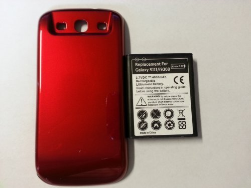Bastex samsung galaxy siii 4800mah extended battery + r…