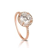 Fashion Plaza Black Friday Christmas Gift Women's Cubic Zirconia Engagement Wedding Ring R474