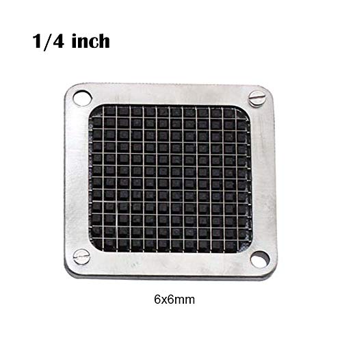 Zinnor 1/4 Inch French Fry Cutter Plate Blade Frames For Restaurant Commercial Vegetable Fruit Dicer Onion Tomato Slicer Chopper