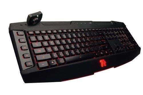 Thermaltake Esports Challenger Pro USB Keyboard Red Illumination Back Light - //coolthings.us