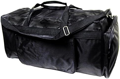City Lights Milan Collection Extra Large Duffle, Black