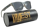 Wood Sunglasses made from Maple/Cherry-100% polarized lenses in a wayfarer that floats!