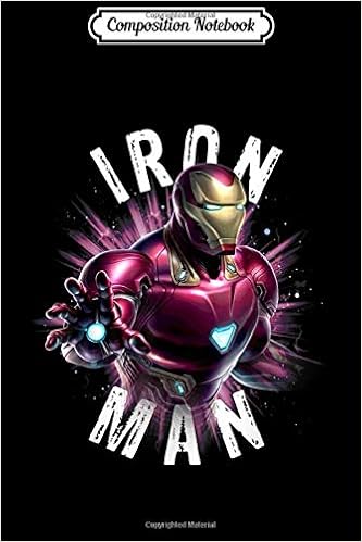 Composition Notebook Marvel Avengers Endgame Iron Man