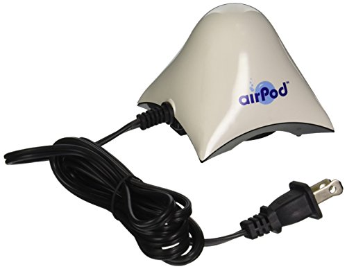 Penn Plax Air Pod Aquarium Air Pump Ultra Quiet Compact Dome Shape Up to 10 Gallon Tank