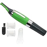 JRSHOME Men Grooming Trimmer Shaver Clipper, Eyebrow Ear Nose Trimmer | Nose Ear Face Neck Eyebrow Hair Mustache Beard, Built in LED Light, Multi-Functional, Portable
