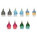 idealway 3 Layered Colorful Womens Stylish Earrings Bohemian Style Summer Tassel Drop Earrings (Pink)