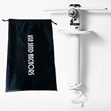 Beach Umbrella Sand Anchor Metal & Beach Bag - by USA Sand Anchors -Best For Spike,Base,Sand Grabber,Stand,Tommy Bahama Umbrellas-Twist In Ground- #1 Rated Best Sand Screw