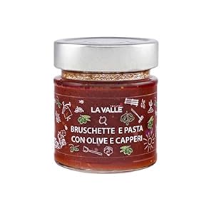 Bruschette en pasta, met olijven en capsules, houdt de val, 190 g, verpakking van 6 stuks