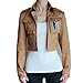 OrangeTag Attack on Titan Scouting Legion Cosplay Custom Jacket, Khaki