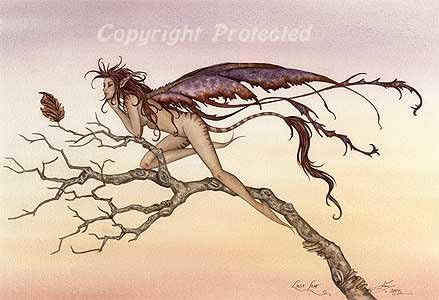 Last Leaf Amy Brown Open Edition 8.5" X 11" Fairy Print