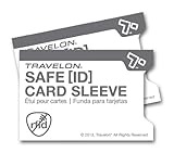 Travelon Set Of 2 Rfid Card Sleeves, White, One Size