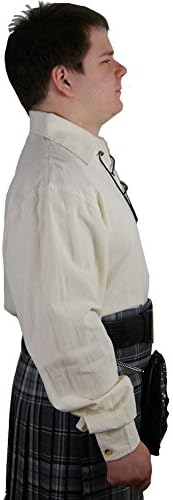 Men's Cream Highland Kilt Shirt