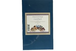 Dijkoo SoulCollage Card Pack - 12 Blank Cards - Blue - Ungraded - Unisex - Self-Discovery - Collectible Card Kit