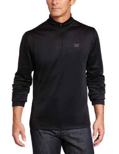 Caterpillar Flex Layer Quarter Zip Thermal, Black, Large