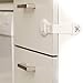 Cabinet Locks Safety Latches Kitchen Cabinet Locks, Easy Installation 10 Packs Child Locks and 4 Corner Protectors Without any Tools, Fit Most Cabinets, Drawers and Closets