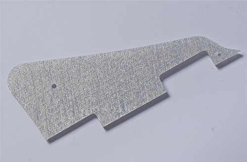 KAISH Silver Sparkle Plastic LP Guitar Pickguard Scratch Plate for Epiphone Les Paul