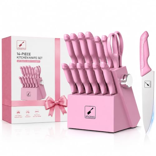 imarku 14 Piece Kitchen Knife Set High Carbon