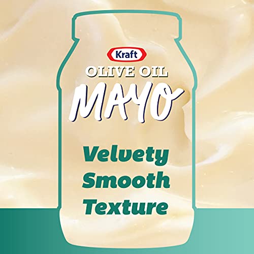 Kraft Mayo with Olive Oil Reduced Fat Mayonnaise Rich and Flavorful Condiment for Sandwiches