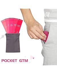 PoplarTrees Resistance Bands for Legs and Butt, Set of 5 Exercise Bands with Waterproof Carry Bag and Workout Guide for Whole Body, Home Fitness, Weight Training, Physical Therapy and Yoga