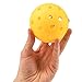 Yellow Pickleballs, Bulk Set of 75mm Official Size Balls (40 Hole Pattern) – Two Piece Construction for Accuracy & Balanced Flight - Outdoor Game, Practice, Training Polymer Balls for Standard Paddles