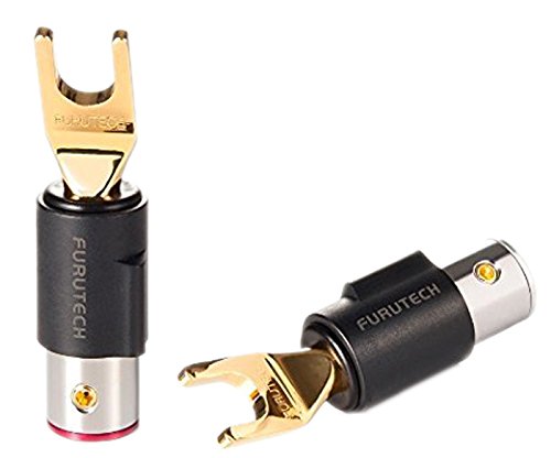 Furutech FT-211(G) Hi-Performance Gold-Plated Spade Terminals- Set of 4