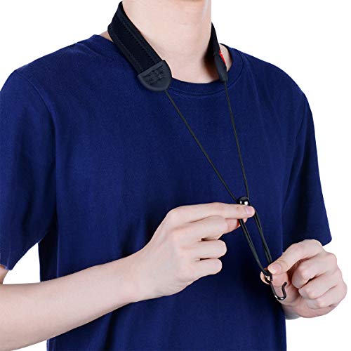 Saxophone Neck Strap, Clarinet Strap EVA Cotton Padded with Metal Hook for Alto, Tenor, Baritone, Soprano Saxophones and Clarinet (10) - Thumbnail 4