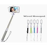 Selfie Stick Iphone 6 Plus Wired Eazy Pic Selfie Sticks Wired Extendable By Tech Eazee Makes Taking Selfies A Snap! Compatible With Most Android & Iphones