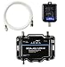 Arris 1-Port Bi-Directional Cable TV, OTA, Satellite HDTV Amplifier Splitter Signal Booster with Passive Return And Coax Cable Package - cableTVamps&reg; 
