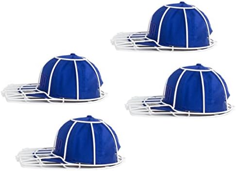 Imperial Home Multi Pack Baseball Cap Washer Rack, Fitted Hat Cleaner Frame Protector (4)