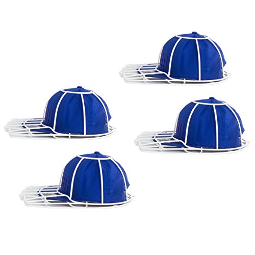 Imperial Home Multi Pack Baseball Cap Washer Rack, Fitted Hat Cleaner Frame Protector (4)
