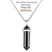 Titanium Magnetic Bracelet Therapy with 4 Element for Men/Women Arthritis Pain Relief Carpal Tunnel Insomnia+Hematite Pendant Necklace(Powerful Set)