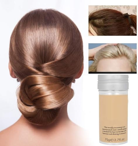 Barra de para El Cabello, De Hair Con 3 Peines, barra de para pelucas de control de bordes barra para el cabello no graso Pomada de pelo para Flyaways borde Frizz pelo