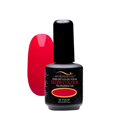 Bio Seaweed Gel3STEP COLOUR UV/LED Gel Polish 10 Tulip 15ml