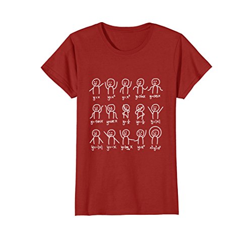 Womens algebra dance funny graph figures math equation …
