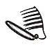 2pcs Women DIY Fast Styling Volume Insets Hair Clip Boost Comb French Twist Maker Fast Volume Twist Hair Boost Comb Hair Up Maker Tool Set (Dark brown)