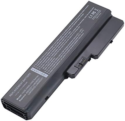 ANFARRAH 6-cell 11.1V 5200MAH Extended Battery,Replacement Laptop Battery for Lenovo Ideapad Y430 V430A V450A Y430G;Lenovo L08O6D01, L08S6D01, L08O6D02 ect.