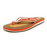Clarks Flo Cherrymore Open Toe Canvas Flip Flop Sandal
