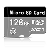Micro SD Card 128GB High Speed Micro SDXC Class 10 For Action Cameras, Phones, Tablets, and PCs with Micro SD Adapter