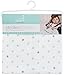 aden by aden + anais Stroller Blanket, 100% Cotton Muslin, 2 Layer lightweight and breathable, 27.5 x 27.5 inch; Dove
