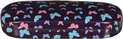 Hard Shell Eyeglass Case Clamshell For Boy Girl Small Frames, Reading Glasses – Butterfly