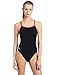 Speedo Women's Swimsuit One Piece Endurance+ Flyback Solid Adult Team Colors,Black/Red,30